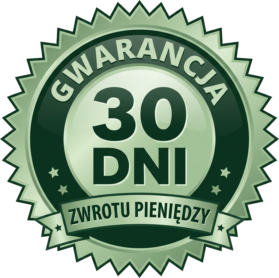 Gwarancja 30 dni zwrotu pieniedzy