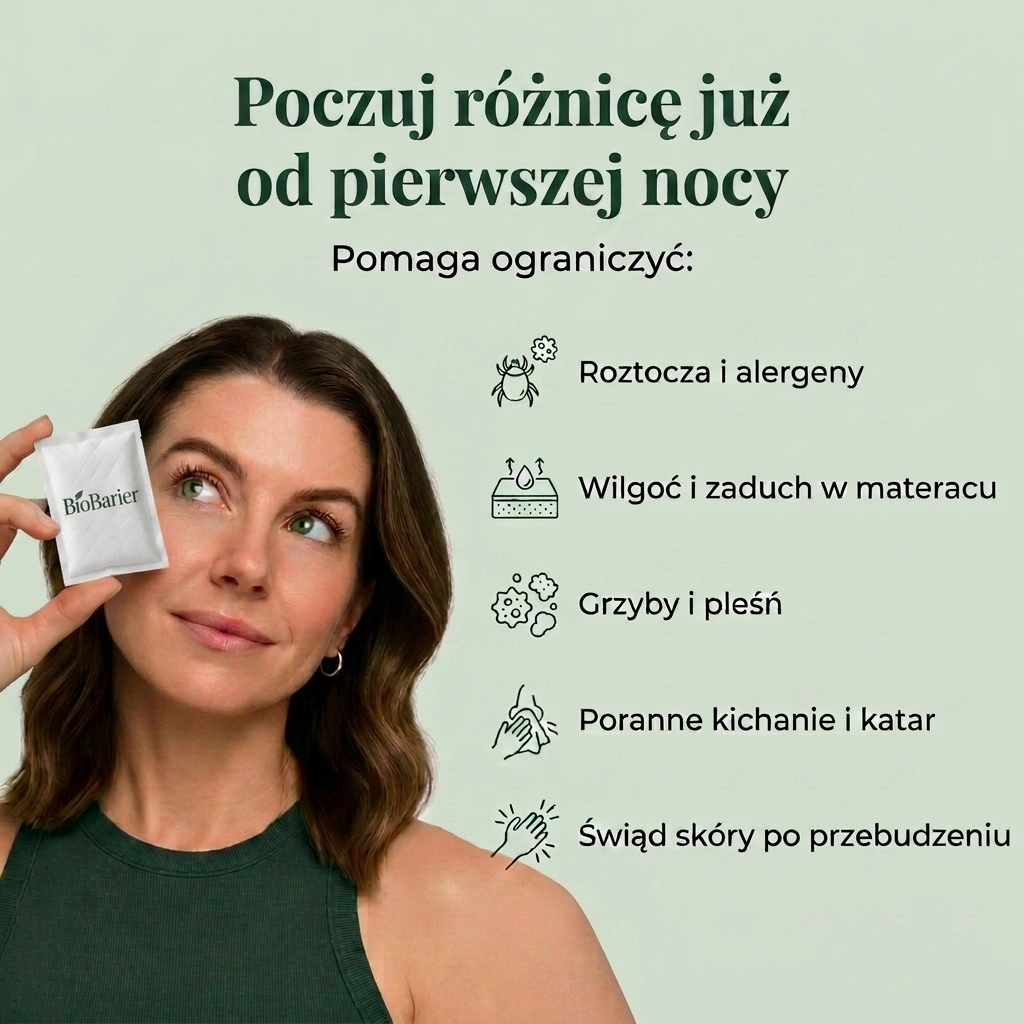 Poczuj roznice juz od pierwszej nocy - efekty BioBarier