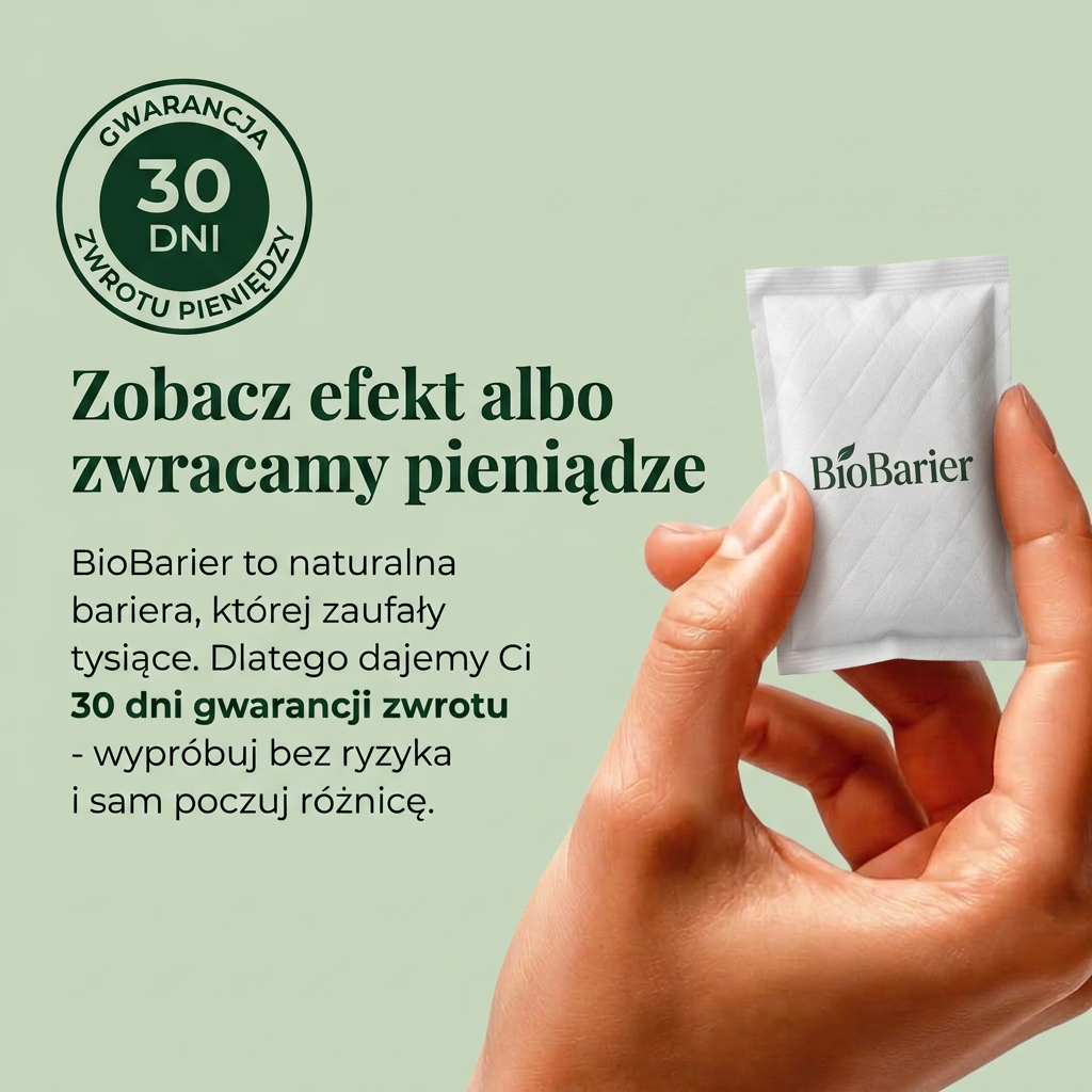 Gwarancja 30 dni zwrotu - BioBarier bez ryzyka